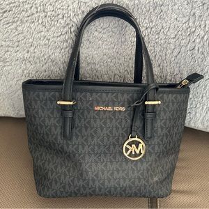 Michael Kors Jet Set Travel Logo Zip-top Tote Bag - extra small